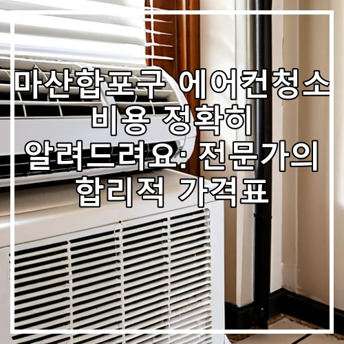 마산합포구 에어컨청소 비용 정확히 알려드려요: 전문가의 합리적 가격표