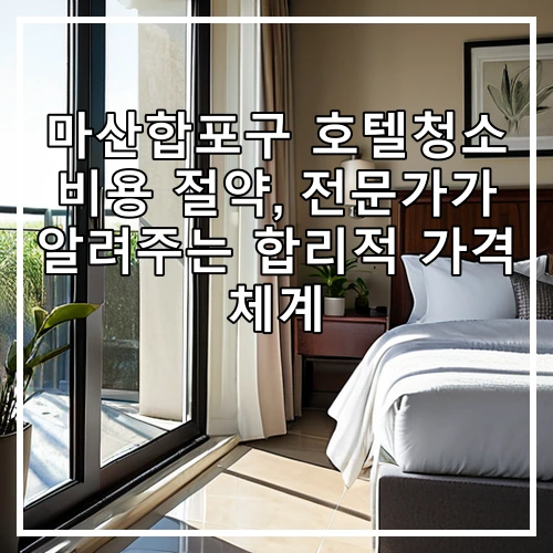 마산합포구 호텔청소 비용 절약, 전문가가 알려주는 합리적 가격 체계