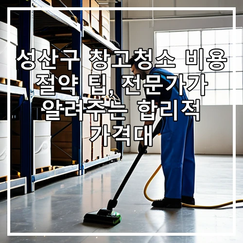 성산구 창고청소 비용 절약 팁, 전문가가 알려주는 합리적 가격대