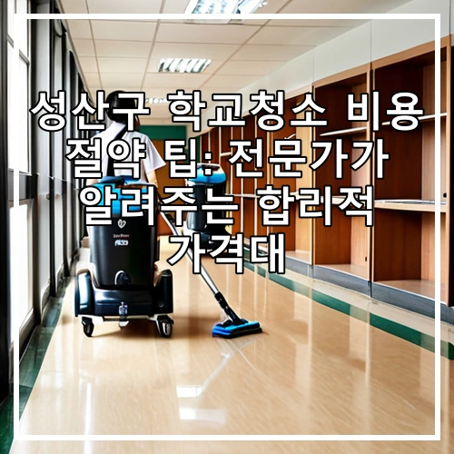 성산구 학교청소 비용 절약 팁: 전문가가 알려주는 합리적 가격대