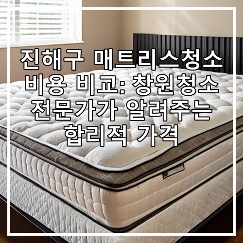 진해구 매트리스청소 비용 비교: 창원청소 전문가가 알려주는 합리적 가격