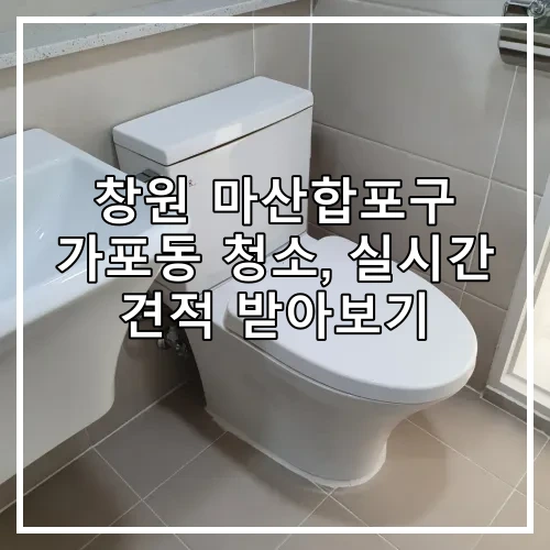 창원 마산합포구 가포동 청소, 실시간 견적 받아보기