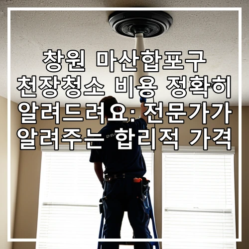 창원 마산합포구 천장청소 비용 정확히 알려드려요: 전문가가 알려주는 합리적 가격