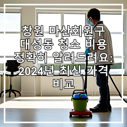 창원 마산회원구 대성동 청소 비용 정확히 알려드려요: 2024년 최신 가격 비교
