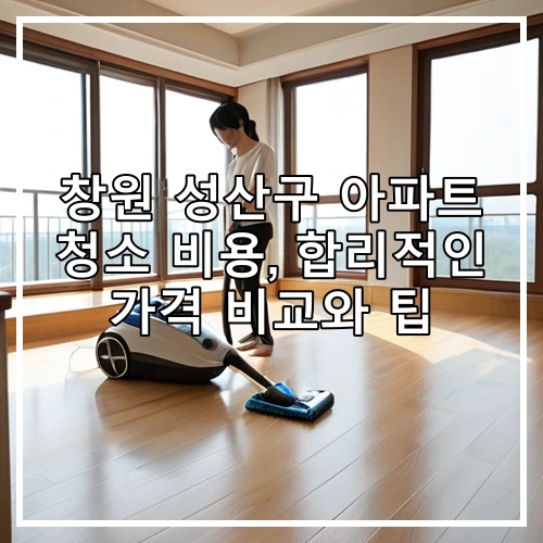 창원 성산구 아파트 청소 비용, 합리적인 가격 비교와 팁