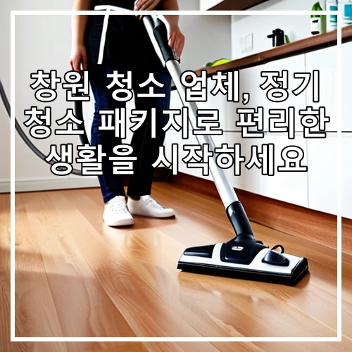창원 청소 업체, 정기 청소 패키지로 편리한 생활을 시작하세요