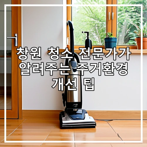 창원 청소 전문가가 알려주는 주거환경 개선 팁