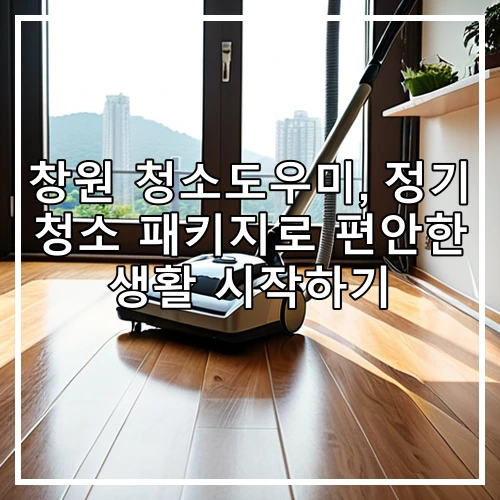 창원 청소도우미, 정기 청소 패키지로 편안한 생활 시작하기